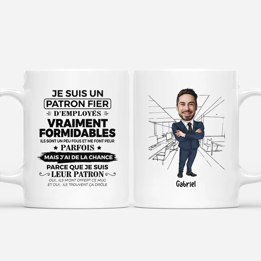 Mug Personnalisé Collègue - Patron Fier