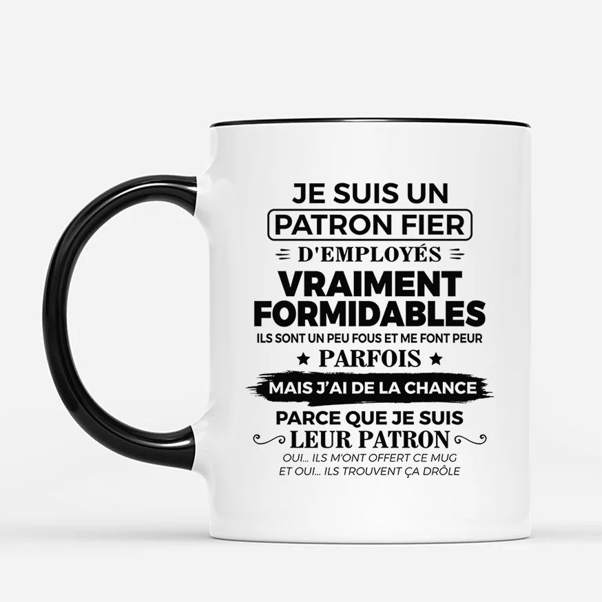 Mug Personnalisé Collègue - Patron Fier - Image 2