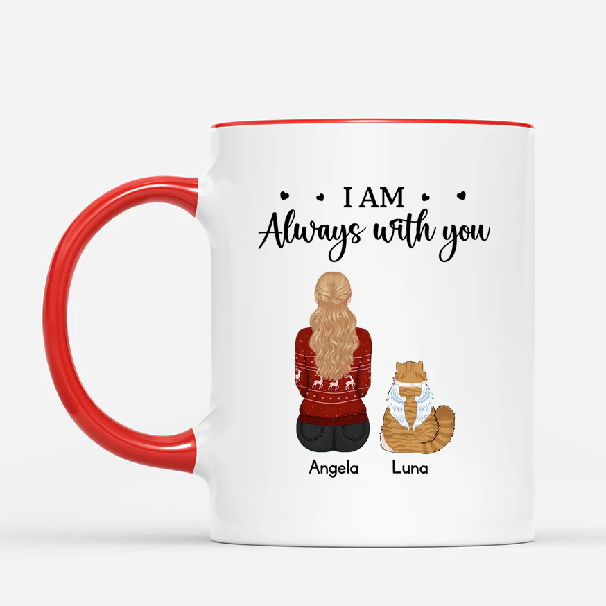 Mug Personnalisé Commémoratif Avec Chat - Je Suis Toujours Avec Toi - Image 2