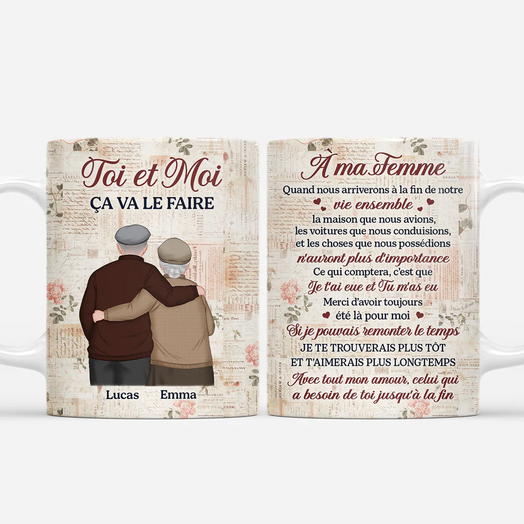 Mug Personnalisé Couple - À Ma Femme Ça Va Le Faire
