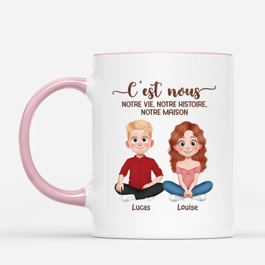Tasse Personnalisée Couple - C'est Nous - Image 2