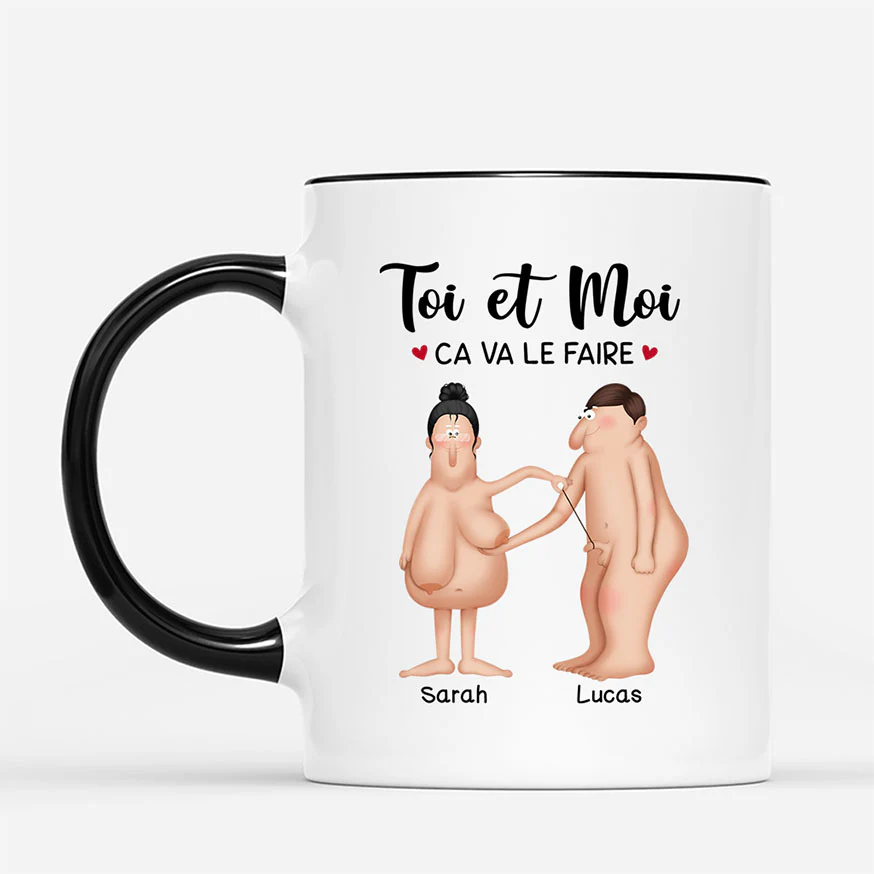 Mug Personnalisé Couple Humour - Vieillir Ensemble - Image 2