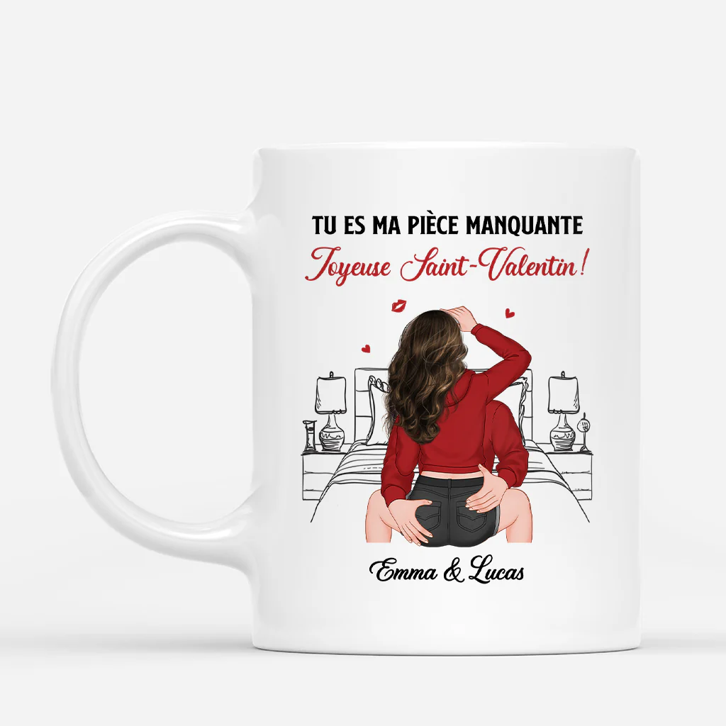 Mug Personnalisé Couple - Joyeuse Saint-Valentin