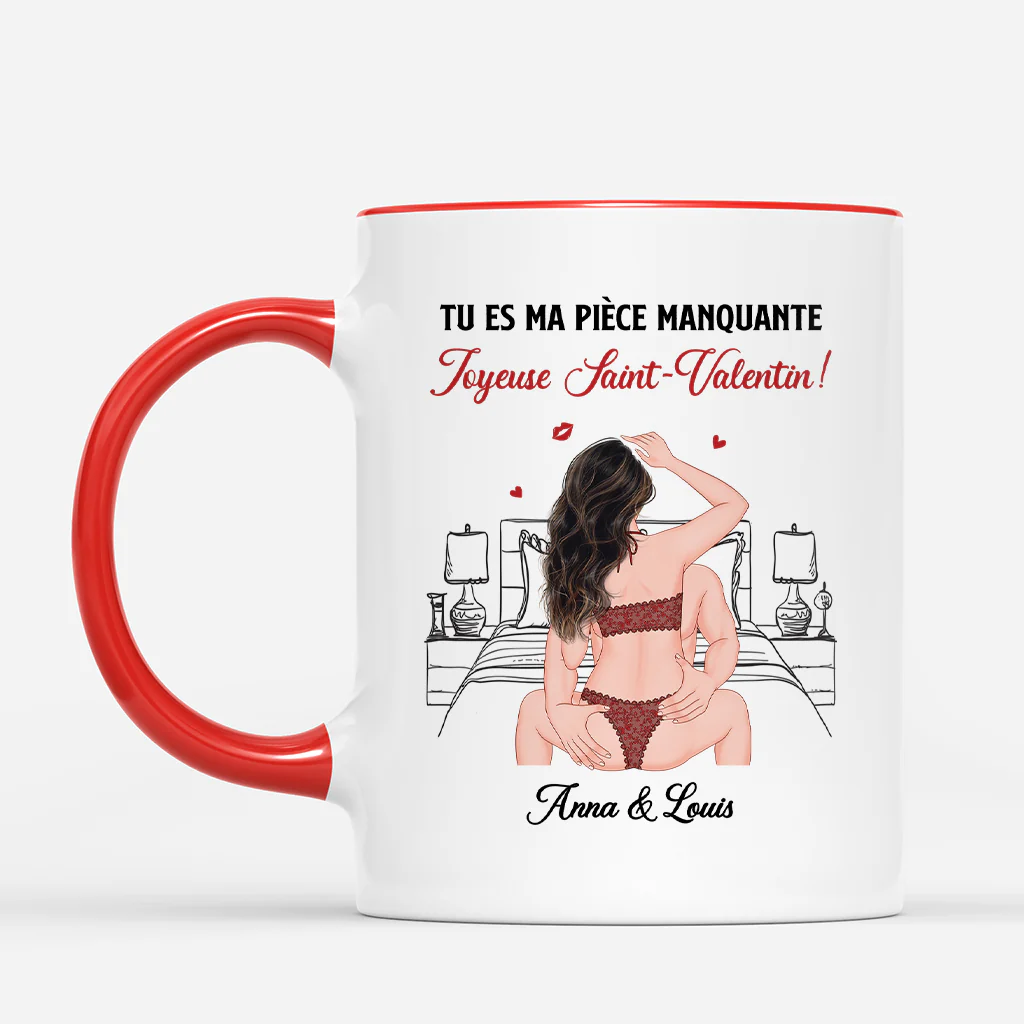 Mug Personnalisé Couple - Joyeuse Saint-Valentin - Image 2