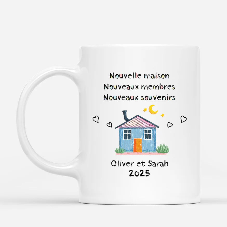 Tasse Personnalisée Couple - Nouvelle Maison