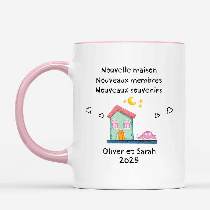 Tasse Personnalisée Couple - Nouvelle Maison - Image 2