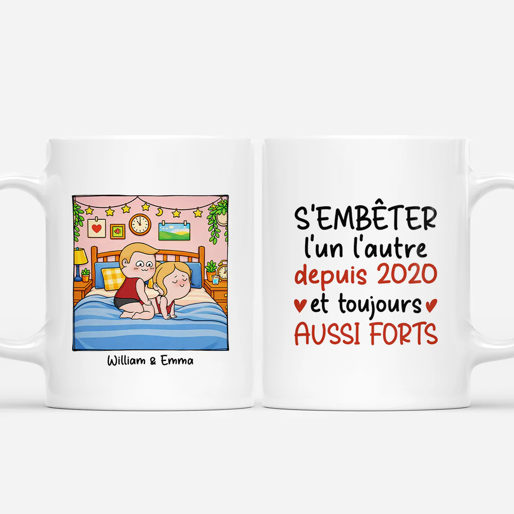 Mug Personnalisé Saint Valentin - S'embêter L'un L'autre Depuis
