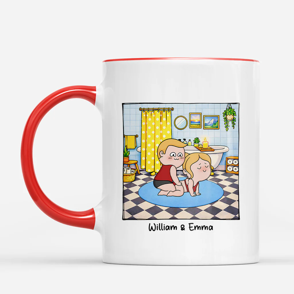Mug Personnalisé Saint Valentin - S'embêter L'un L'autre Depuis - Image 2