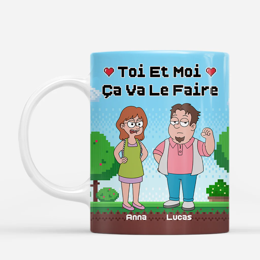 Tasse Personnalisée Saint Valentin - Toi Et Moi Couple Unique