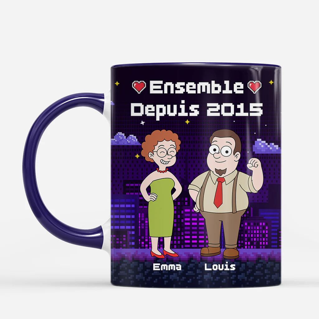 Tasse Personnalisée Saint Valentin - Toi Et Moi Couple Unique - Image 2