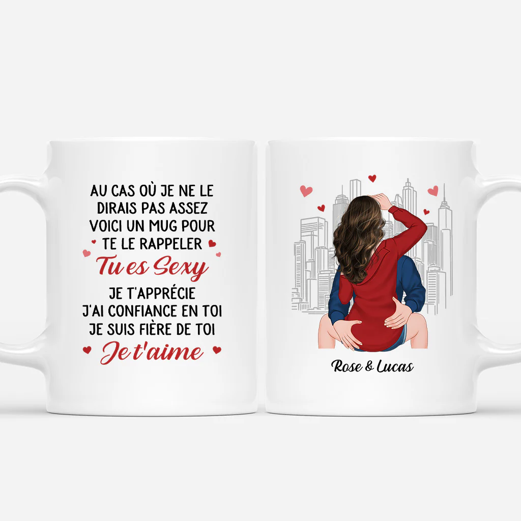 Mug Personnalisé Couple – Tu Es Sexy