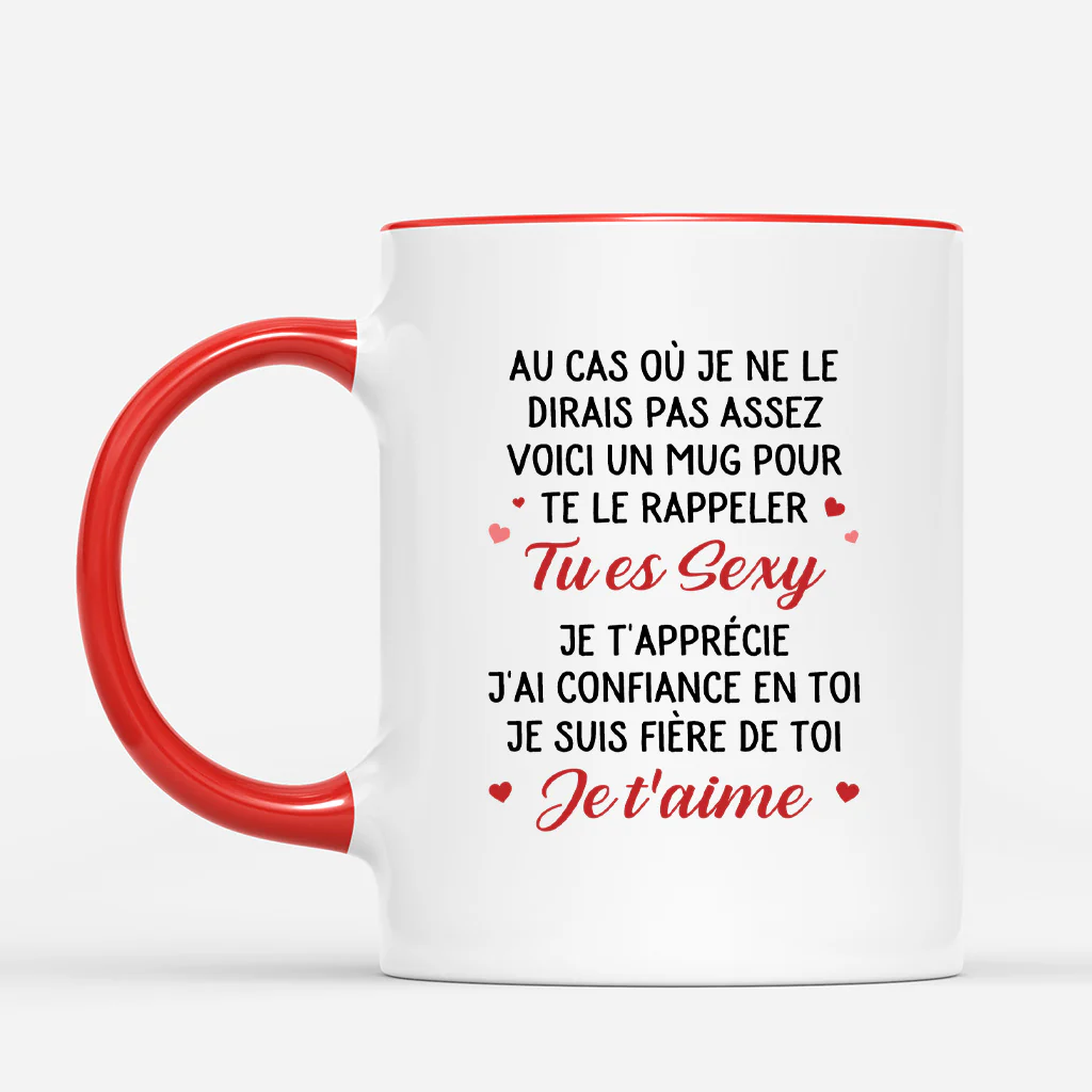 Mug Personnalisé Couple – Tu Es Sexy - Image 2
