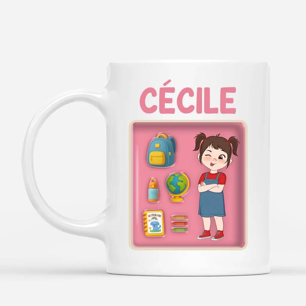 Mug Personnalisé Enfant - Tasse Boîte À Jouets