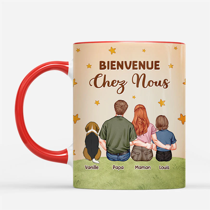 Mug Personnalise Famille | Notre Famille Sous Les Étoiles - Image 2