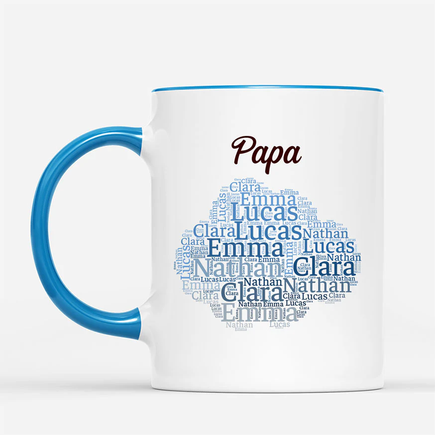 Mug Personnalisé Famille - Tous Nos Prénoms Ensemble - Image 2