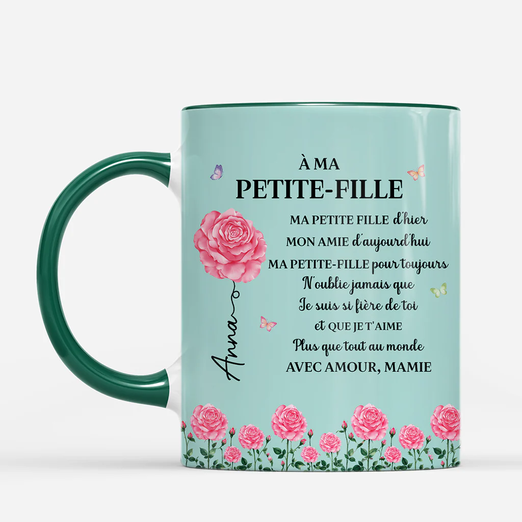 Mug Personnalisé Femme - Cadeau Fille Et Petite-fille Je Suis Fière De Toi - Image 2