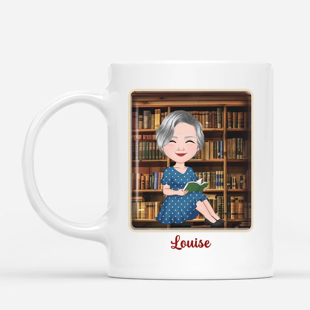 Mug Personnalisé Femme - Juste Une Fille Qui Aime Les Livres - Image 2