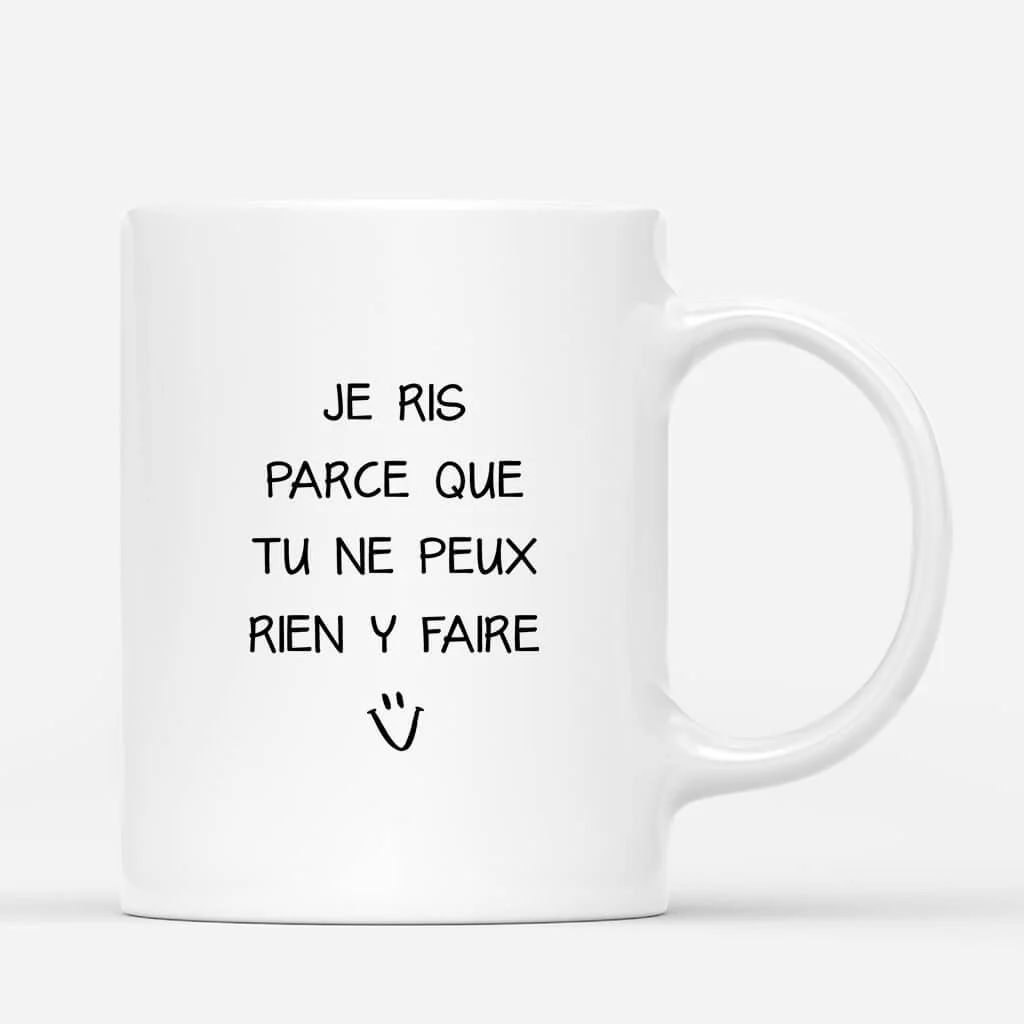 Tasse Personnalisée Frère | Je Souris Parce Que Tu Es Mon Frère - Image 3