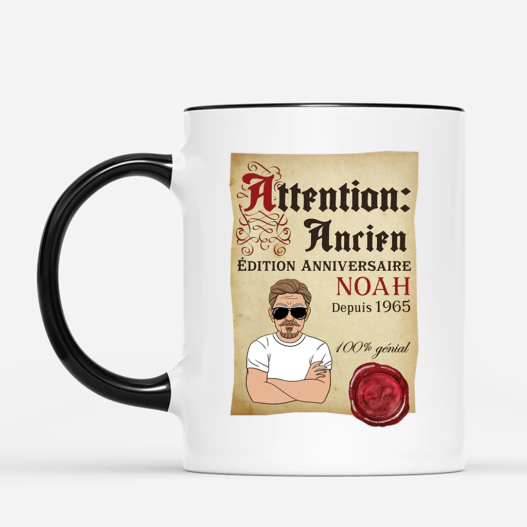 Mug Personnalisé Humour Homme - Édition Anniversaire - Image 2