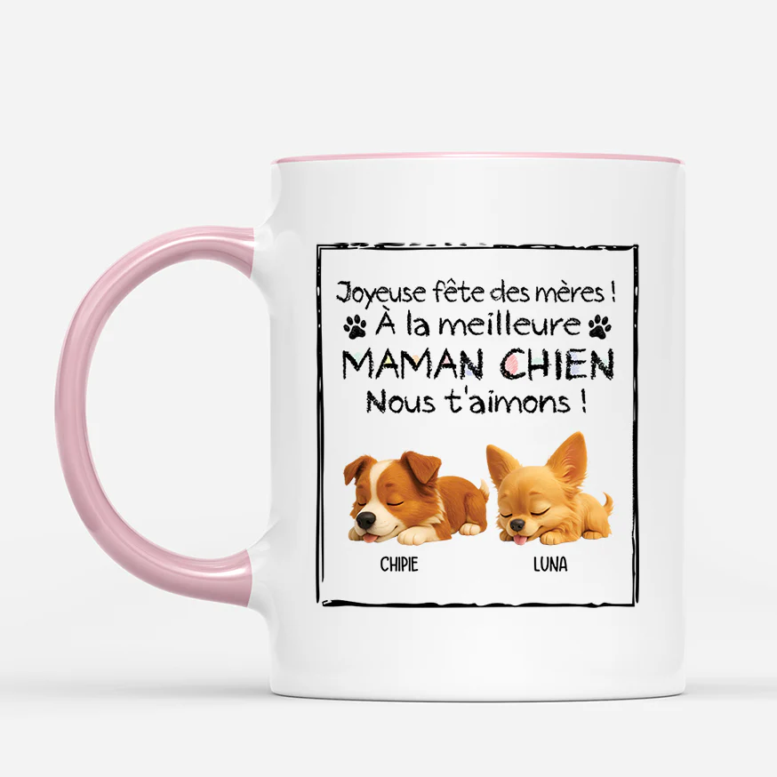 Mug personnalisé avec chien – Fête des pères - Image 2
