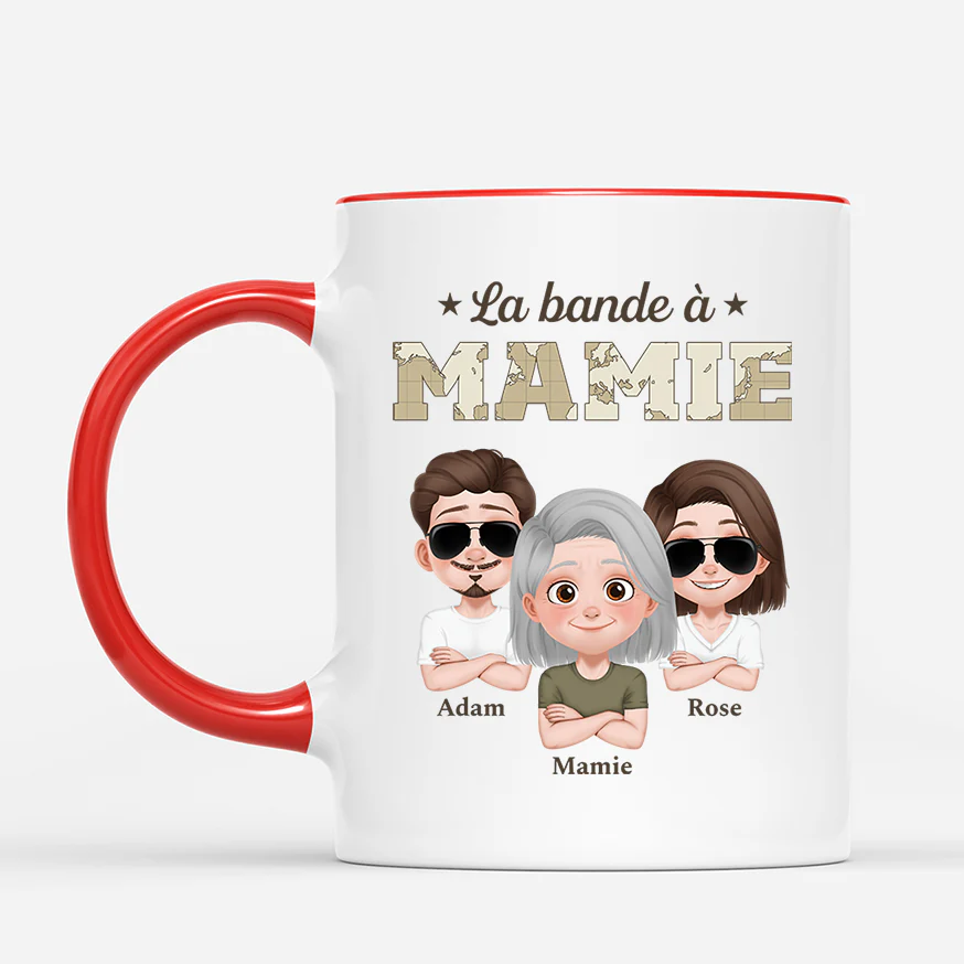 Mug Personnalisé Papa – La Bande À Papa Soldat - Design Carte - Image 2