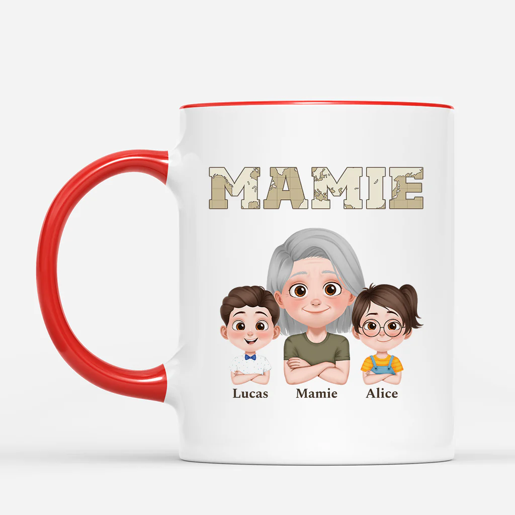 Mug Personnalisé Papa - La Bande À Papa Soldat - Version Carte - Image 2