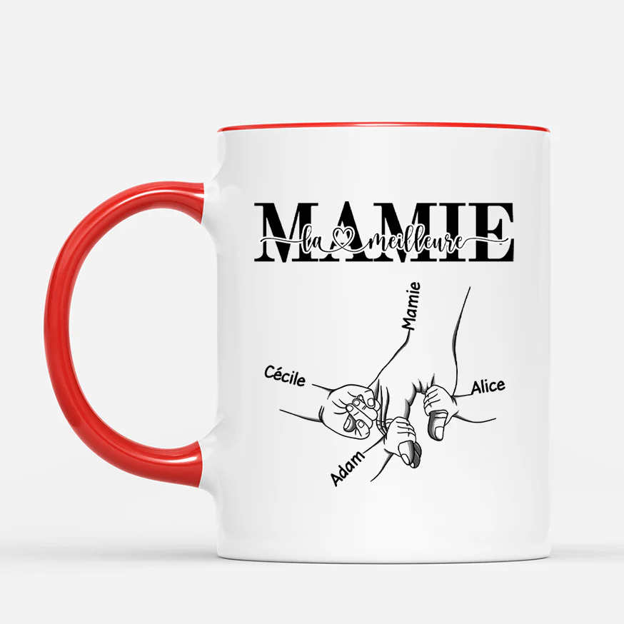 Mug Personnalisé Maman - La Meilleure Maman Avec Enfant - Image 2