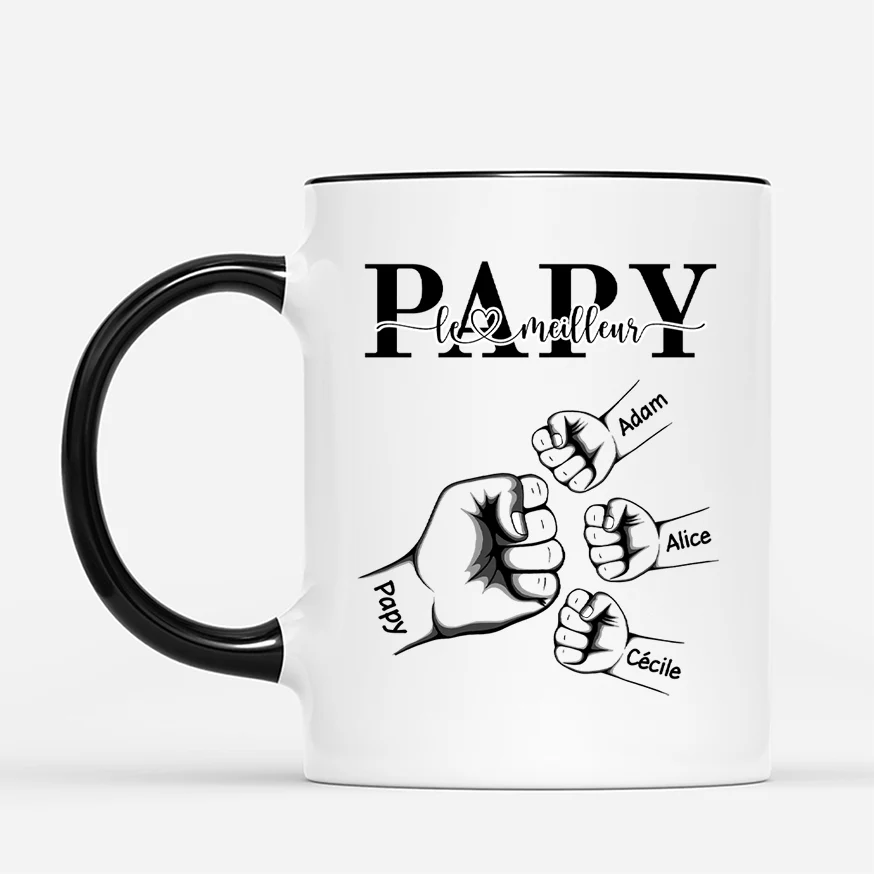 Mug papa personnalisé – Le meilleur papa - Image 2