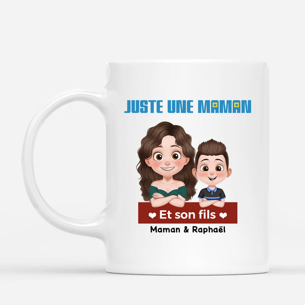 Mug Personnalisé Maman - Maman Et Son Enfant
