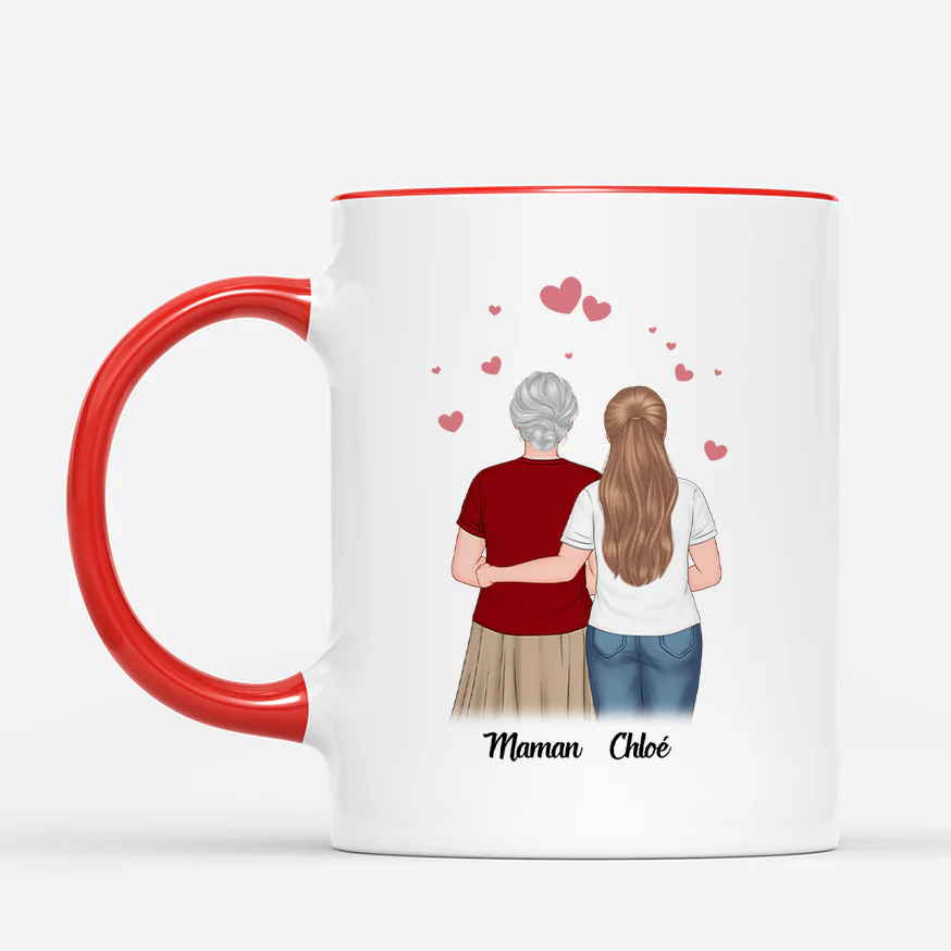 Mug Personnalisé Maman - Lettre d'Amour - Image 2