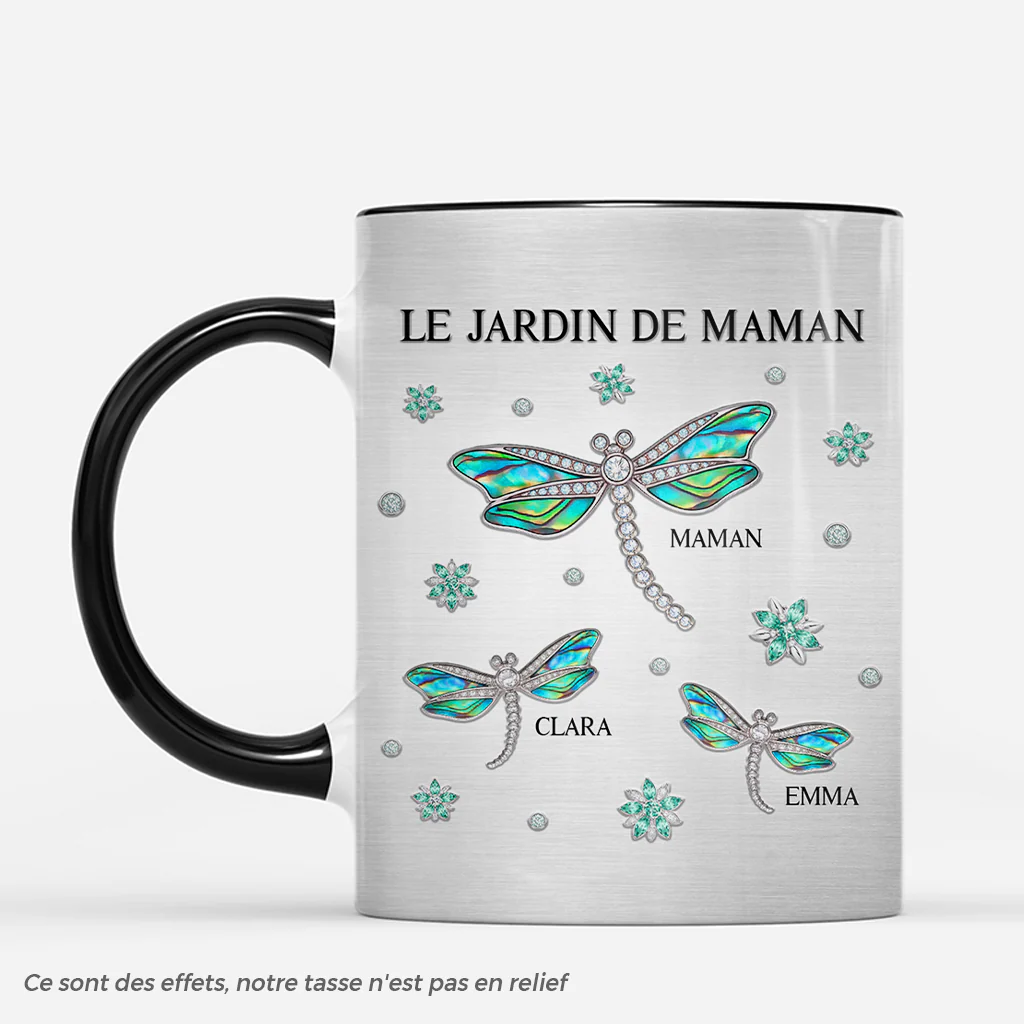 Mug Personnalisé Maman - Le Jardin De Maman Libellule