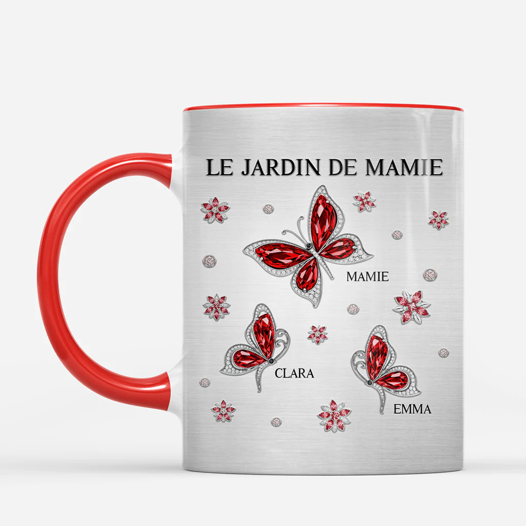 Mug Personnalisé Maman - Le Jardin De Maman Libellule - Image 2