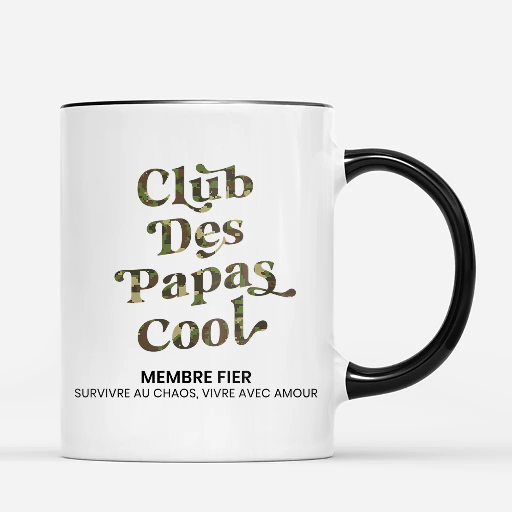 Mug Personnalisé - Club Des Papas Mamans Cool - Image 3