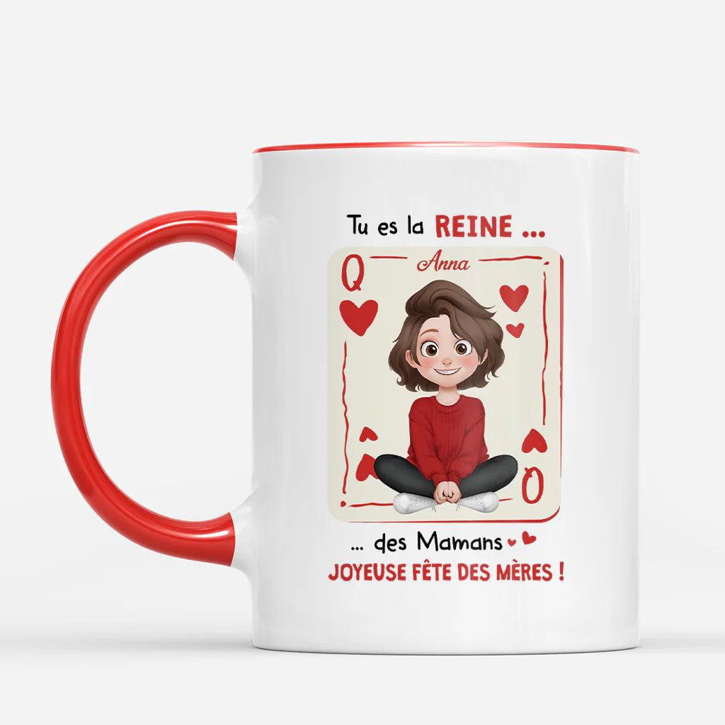 Mug Personnalisé Maman Papa - Joyeuse Fête Des Mères Des Pères