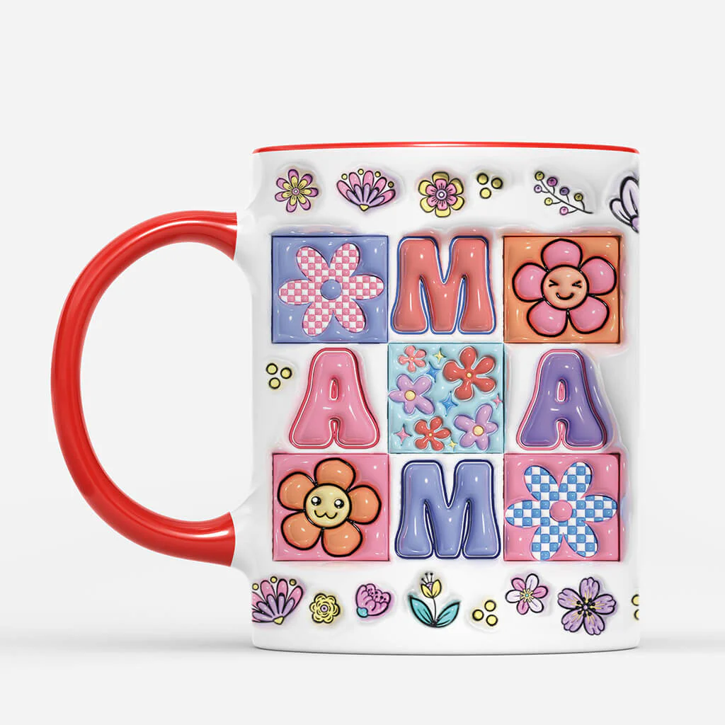 [Effet d'Impression 3D] Mug Personnalisé Maman Y2K - Image 2