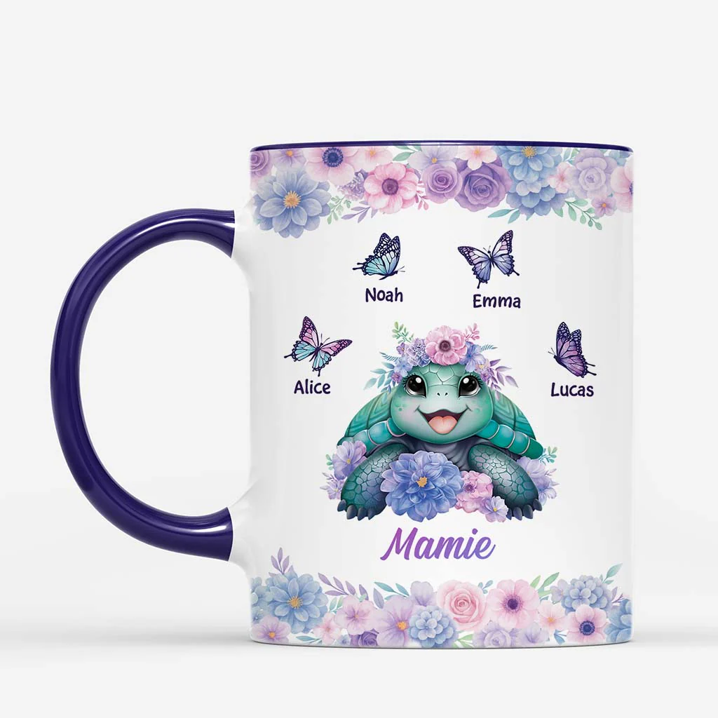 Mug Personnalisée Mamie - Mamie Maman Tortue - Image 2