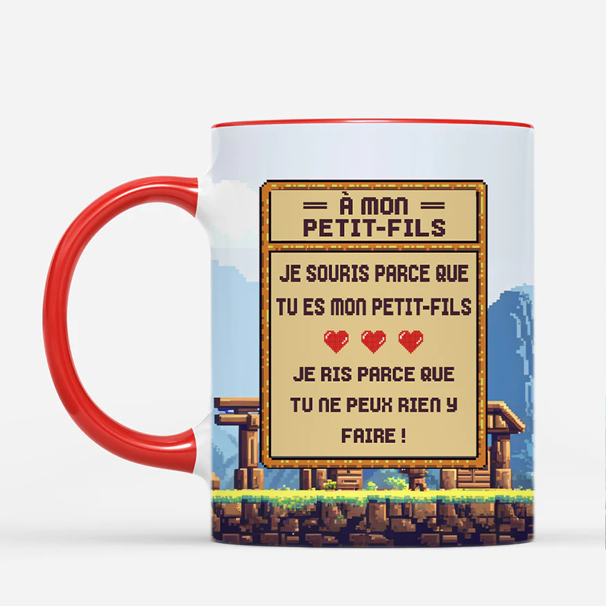 Mug Personnalisé - Tu Es Mon Petit-fille - Cadeau Pour Mamie Papy - Image 2