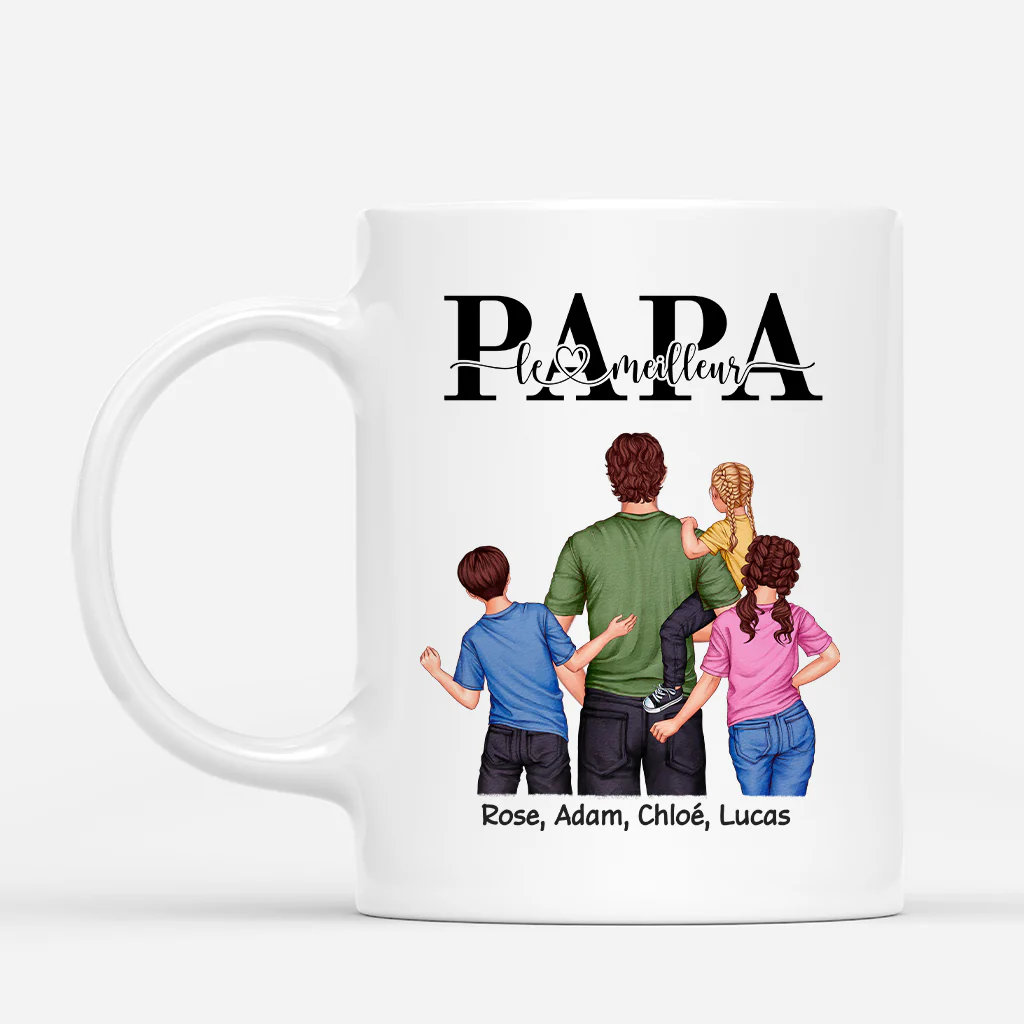 Mug Personnalisé Papa – Meilleur Papa Fort