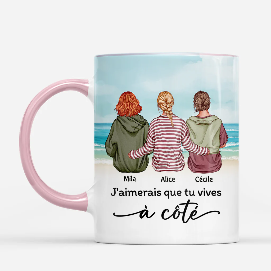 Tasse Amitié | Si On Vivait Plus Près Personnalisée - Image 2