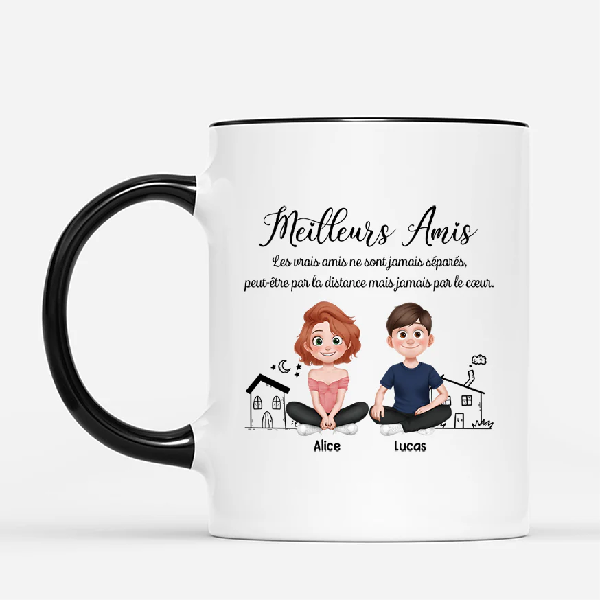Tasse Personnalisée Amies | Meilleurs Amis - Image 2