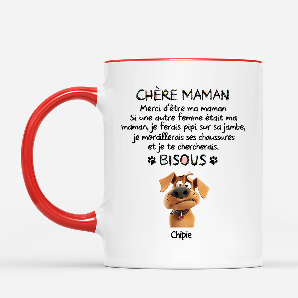 Mug Personnalisé Papa - Papa Chien Humoristique - Image 2