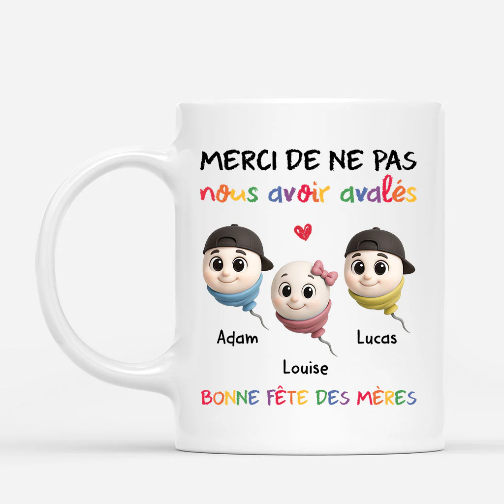 Cadeau Fête Des Mères Personnalisé | Mug Papa Maman Humour Bonne Fête