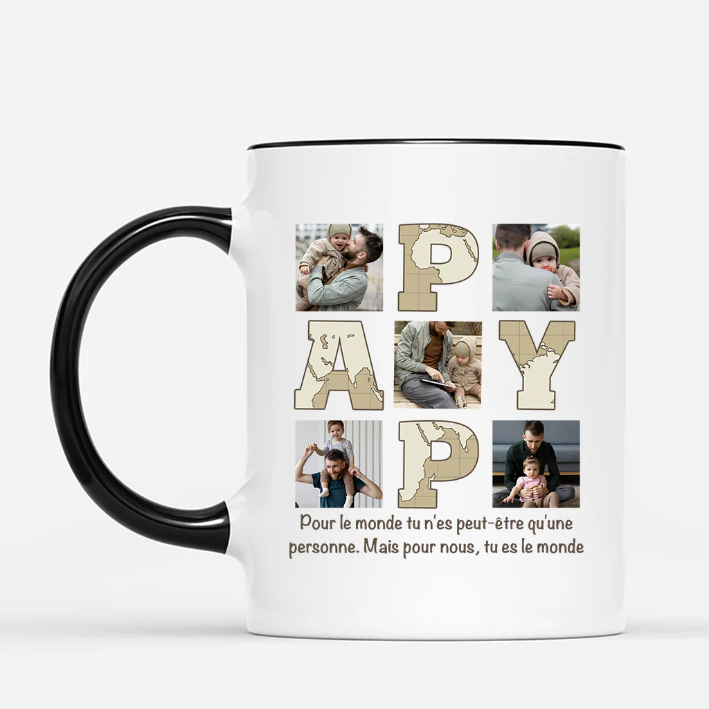 Mug Personnalisé Papa – Pêle-Mêle Photos - Image 2