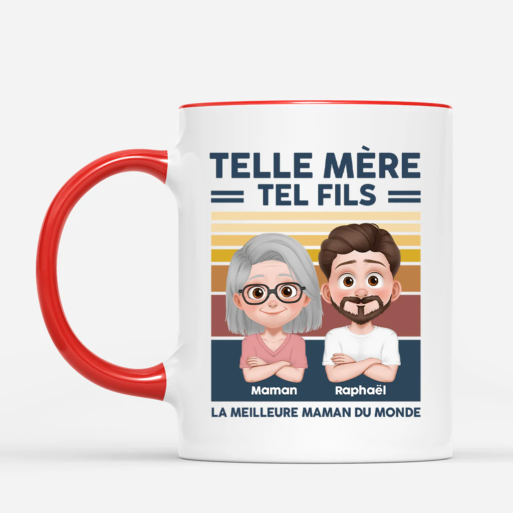 Mug Personnalisé Papa - Tel Père Tels Enfants - Image 2