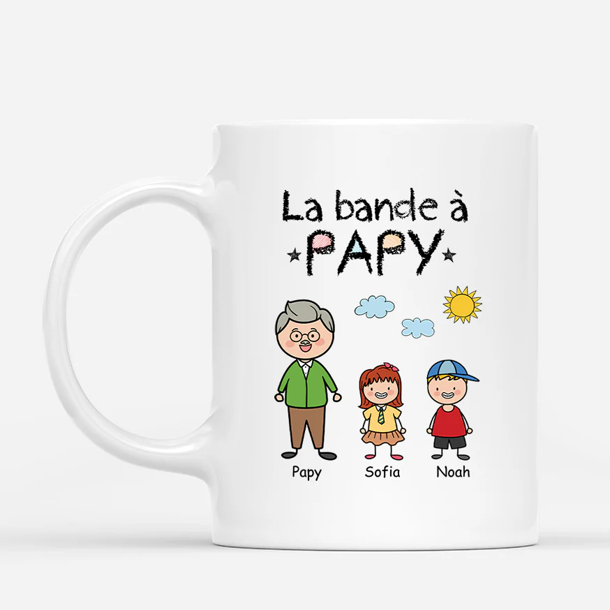 Mug Personnalisé - La Bande À Papy/Mamie Fier