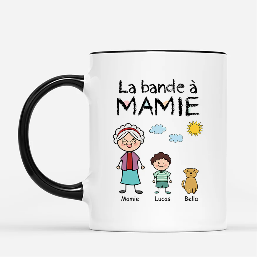 Mug Personnalisé - La Bande À Papy/Mamie Fier - Image 2