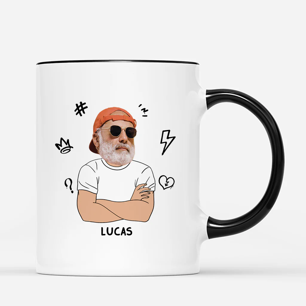 Mug Personnalisé Photo - Je Sais Que Je Jure Beaucoup - Image 3