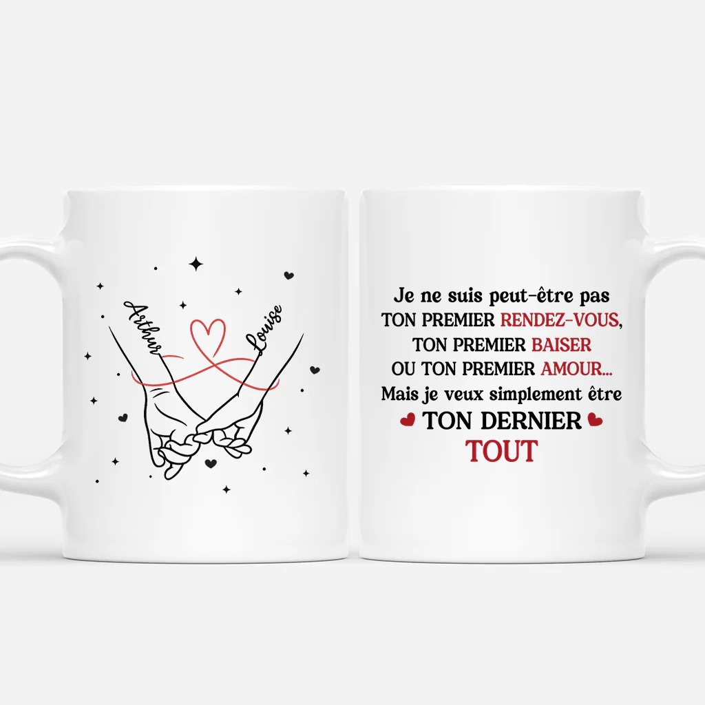 Mug Personnalisé Couple - Je Veux Être Ton Dernier Amour