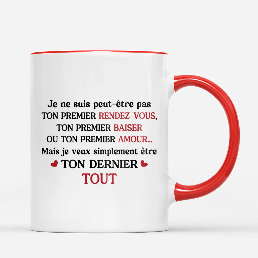 Mug Personnalisé Couple - Je Veux Être Ton Dernier Amour - Image 3