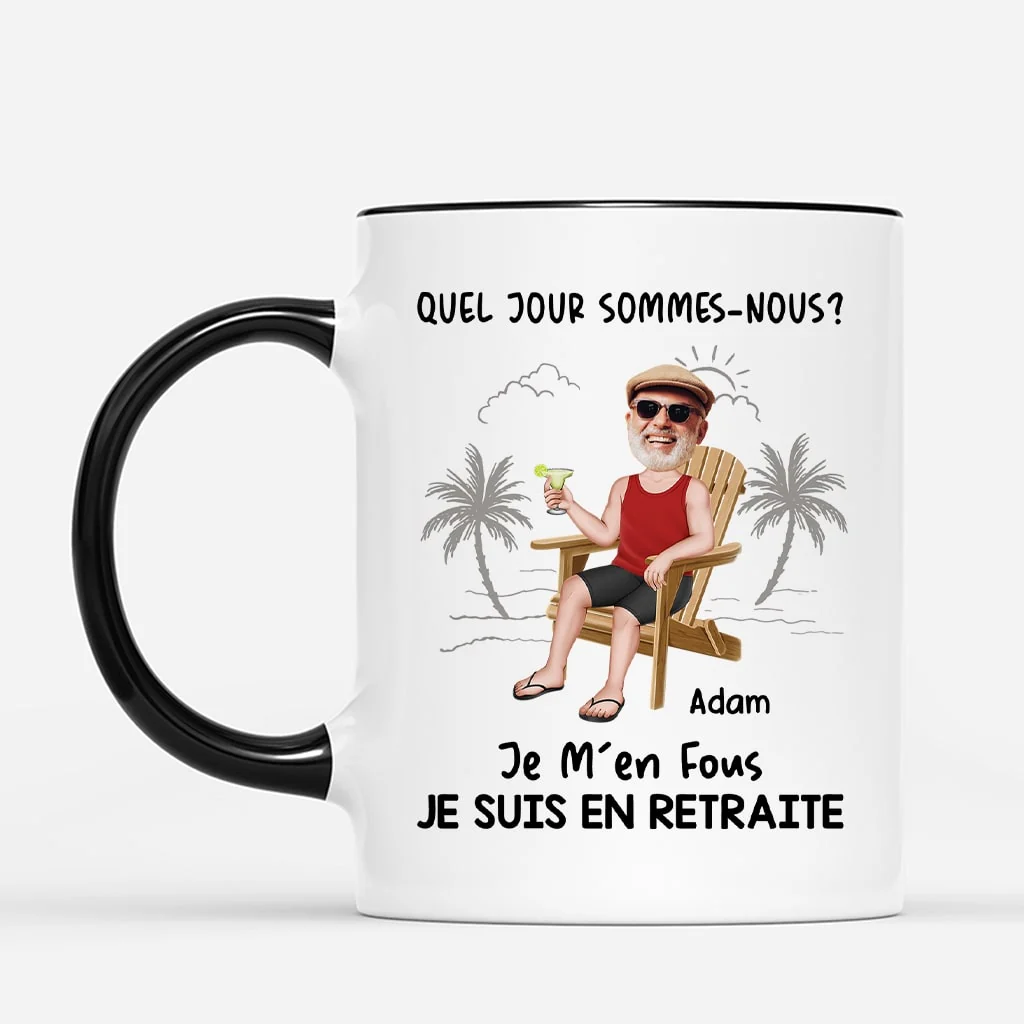 Tasse Retraite | Joyeuse Retraite Avec Calendrier Personnalisé - Image 2